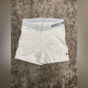 Nike Pro Women's 3" Training Shorts- Small White